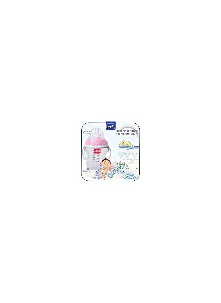 Japlo Nana Natural Feeding Bottle, for a natural breastfeeding-like sensation, with anti-colic nipple and digital dispenser for mixing lukewarm water 160 ml (separate handles)  - Image 2