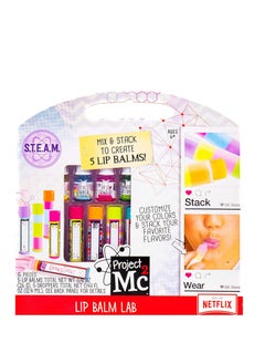 Project Mc2 Project MC2 Create Your Own Lip Balm Lab, At-Home STEM Kits For Kids Age 6 And Up, Makeup Kits, DIY Lip Balm, Activities for Birthday Parties, Sleepovers, 1 Count (Pack of 1)  - Image 1