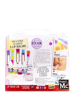 Project Mc2 Project MC2 Create Your Own Lip Balm Lab, At-Home STEM Kits For Kids Age 6 And Up, Makeup Kits, DIY Lip Balm, Activities for Birthday Parties, Sleepovers, 1 Count (Pack of 1)  - Image 2