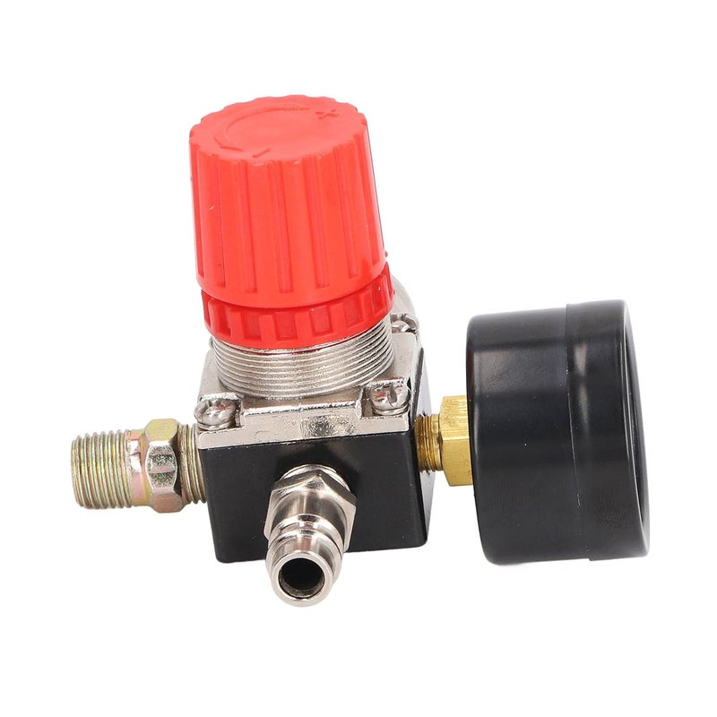 Aluminum Alloy Air Compressor Regulator 0 180PSI Pressure Gauge with Adjustment Knob - Image 4