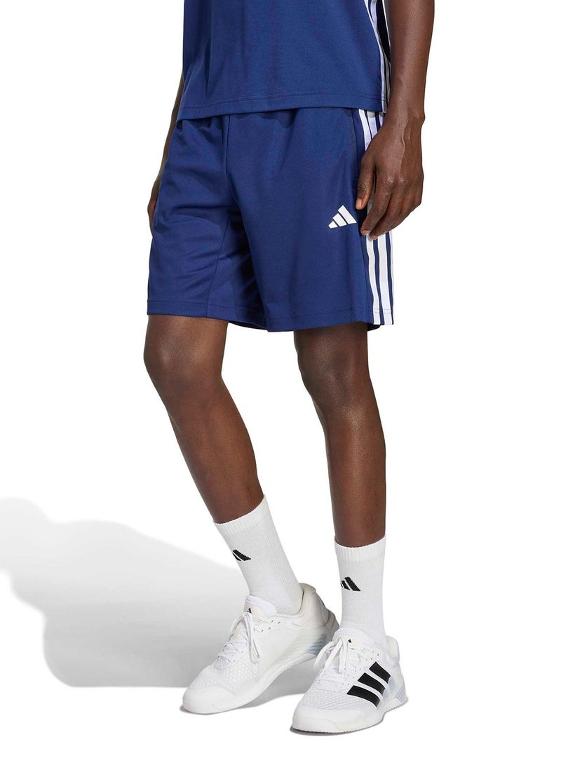 Adidas Workout Essentials Base 3-Stripes Pique Short 9Inch - Image 1