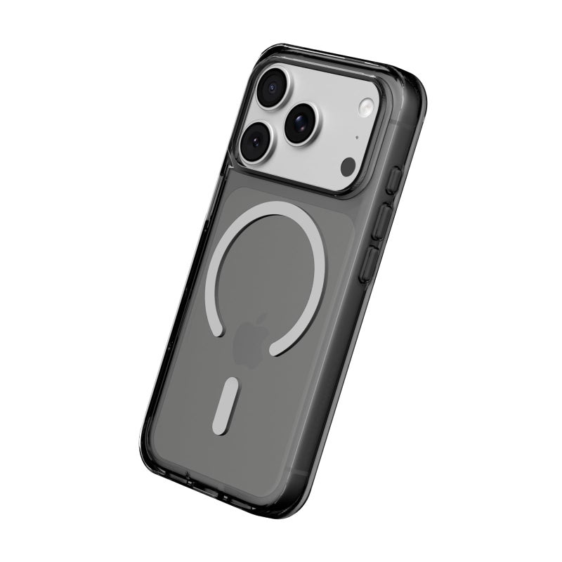 RhinoShield Clear Case Compatible with MagSafe for iPhone 17 Pro Transparent Protective Phone Case Superior Magnetic Force Exceeds Military Drop Standards Scratch Resistant Shockproof Ash Black - Image 2