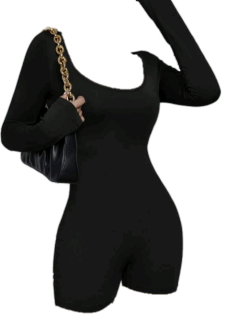 Jumpsuit with a Full Arm Design - Image 4