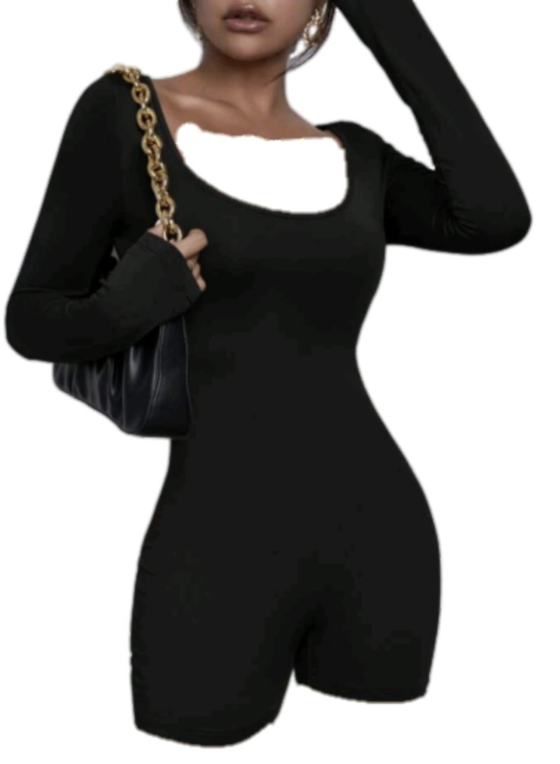Jumpsuit with a Full Arm Design - Image 1