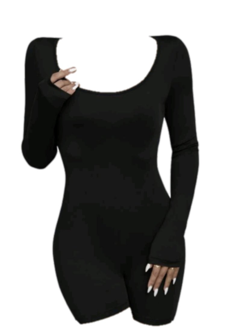Jumpsuit with a Full Arm Design - Image 2