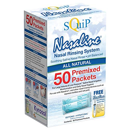 Nasaline Squip Nasaline Salt 50 Pre-mixed saline packets - Image 1