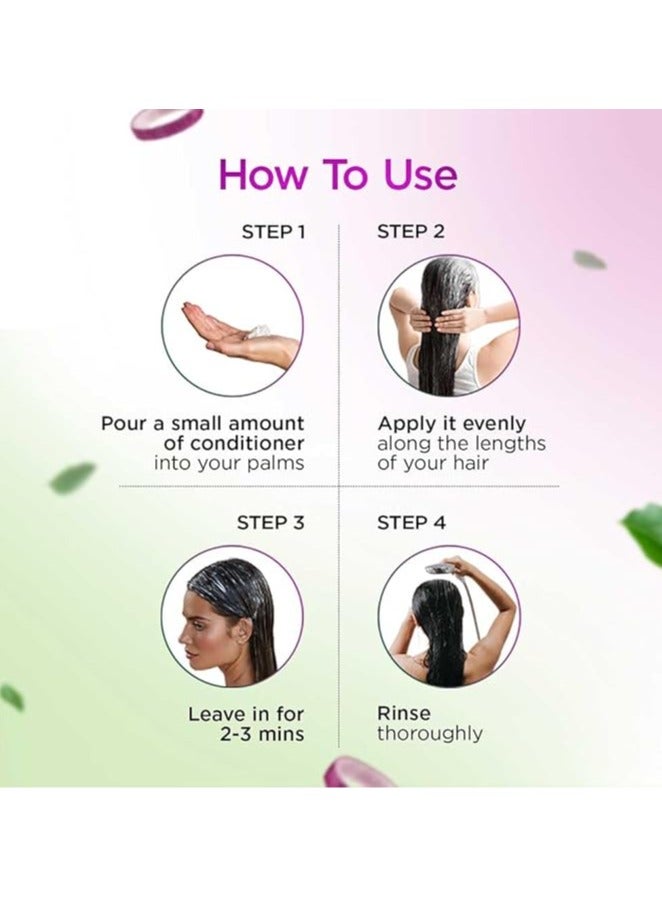 Kesh King Emami Organic Onion Conditioner With Curry Leaves For Hydrated And Nourished Hair For All Hair Types, 200 Millilitre - Unscented - Image 3