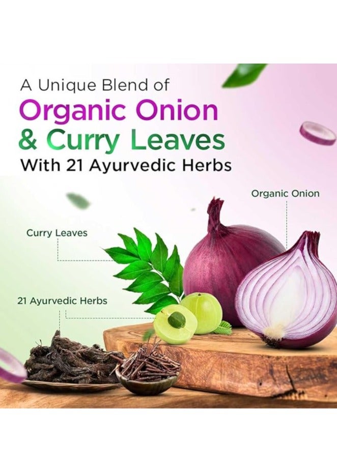 Kesh King Emami Organic Onion Conditioner With Curry Leaves For Hydrated And Nourished Hair For All Hair Types, 200 Millilitre - Unscented - Image 2