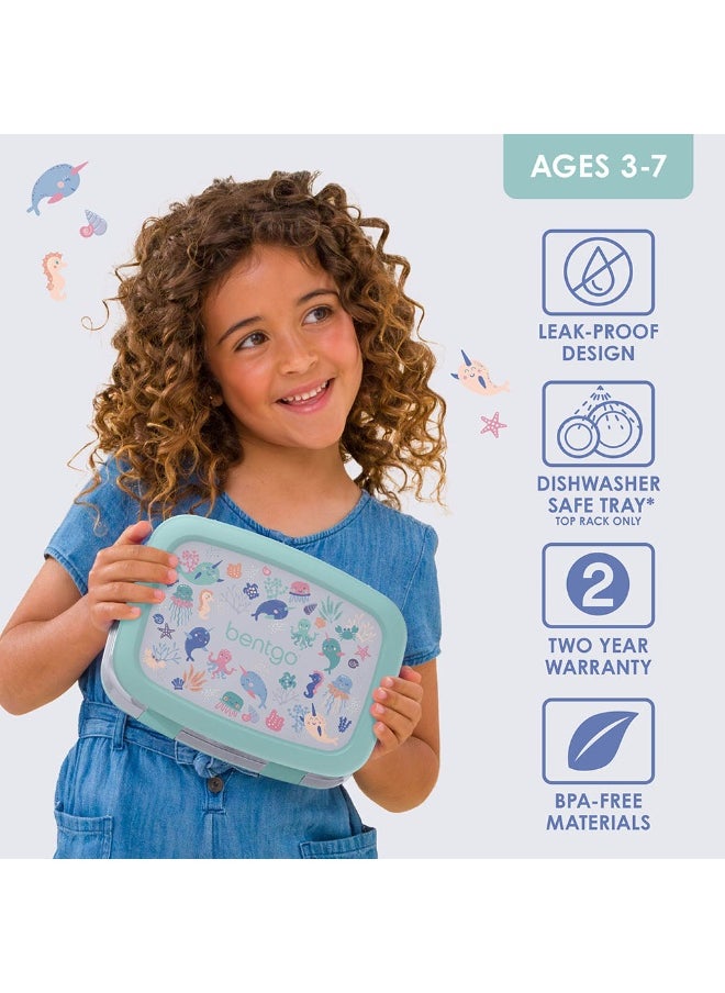 Bentgo Kids Prints 5 Compartment Lunch Box Sea Life  - Image 3