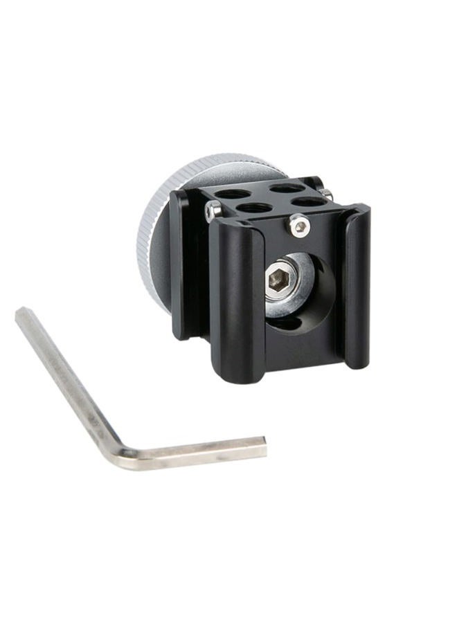 NICEYRIG 3-Side Cold Shoe Mount 360 Degree Swivel with Triple Anti-Off Shoe Adapters, 1/4 Threads for Microphone, Flash Light, Monitor Mount Camera Phone Vlog Vlogging - 328 - Image 4