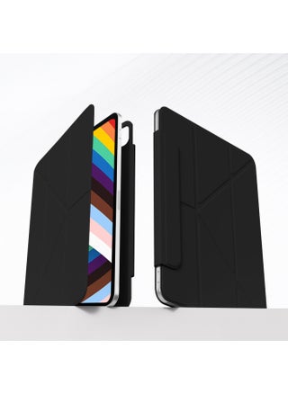Suitable For Ipadair6 Protective Case Pro13 Protective Case 11 Double-sided Clip Y-fold Horizontal And Vertical Support Air5 Magnetic Attraction Frameless-Colors:Distinguished Black 】-Applicable Mod - pzsku/ZE35D59D16D1C1645AEC5Z/45/1744126876/6ad649a0-2f75-43b0-b568-6413a7d4266d