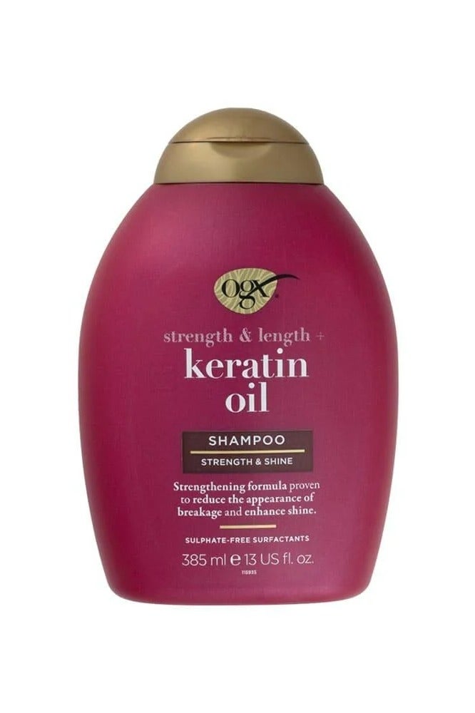 Strength And Length+ Keratin Oil Shampoo Strength And Shine 385 ML