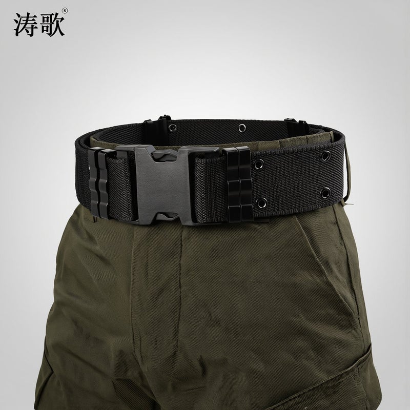 Universal Compatible Tactical Belt 125cm Standard Eyelet For Holster Pouch Mount - Image 2