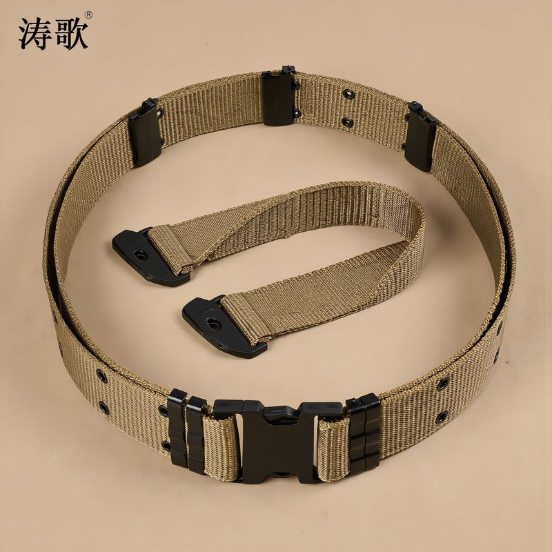 Universal Compatible Tactical Belt 125cm Standard Eyelet For Holster Pouch Mount - Image 3