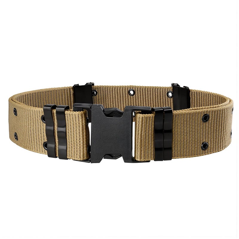 Universal Compatible Tactical Belt 125cm Standard Eyelet For Holster Pouch Mount - Image 4