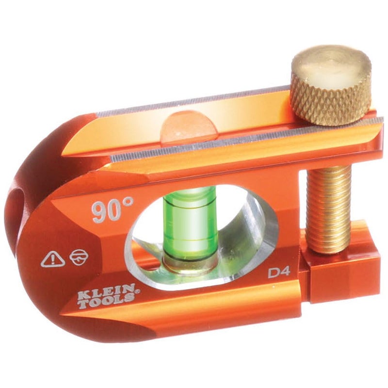 Klein Tools 935AB1V 2.5-Inch No-Dog Conduit Bending Level, 1 Vial, ACCU-BEND Level Eliminates Dog-Legs in Offsets and Saddle Bends - Image 1