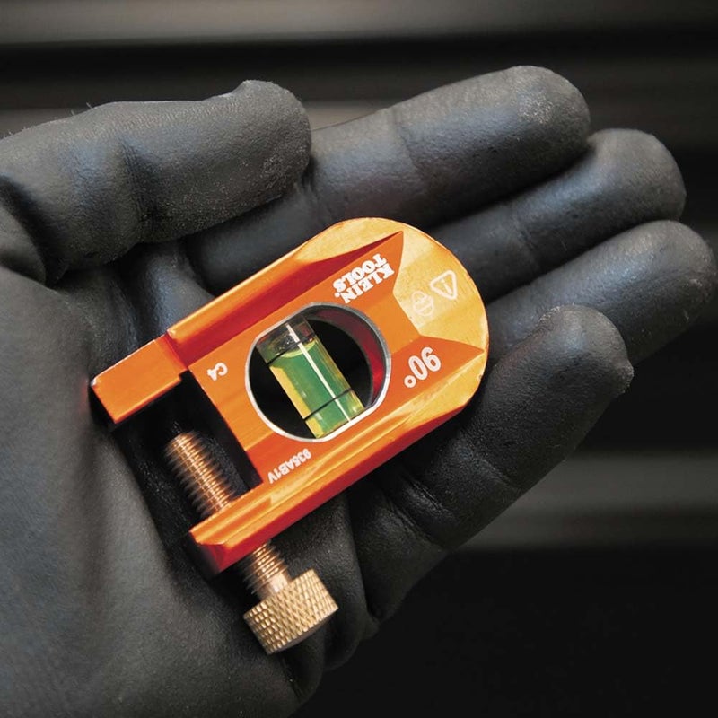 Klein Tools 935AB1V 2.5-Inch No-Dog Conduit Bending Level, 1 Vial, ACCU-BEND Level Eliminates Dog-Legs in Offsets and Saddle Bends - Image 3