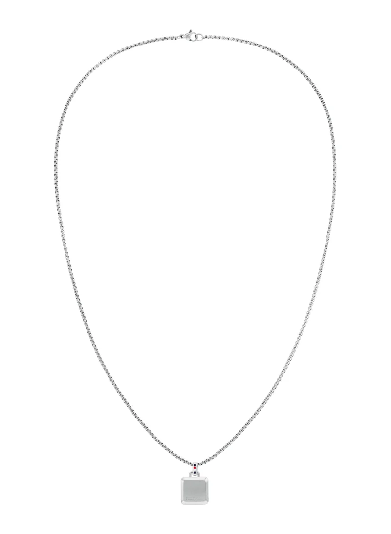 تومي هيلفيغر Tommy Hilfiger Men's Silver Pendant Necklaces - 2790543