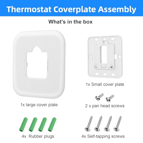 FBULWSEC THP2400A1080 Electrical Box Adaptor, Large Cover Plate For Home T-Series Thermostats - Image 3