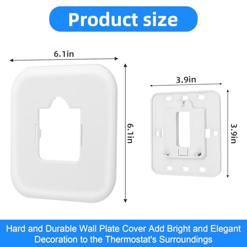 FBULWSEC THP2400A1080 Electrical Box Adaptor, Large Cover Plate For Home T-Series Thermostats - Image 2