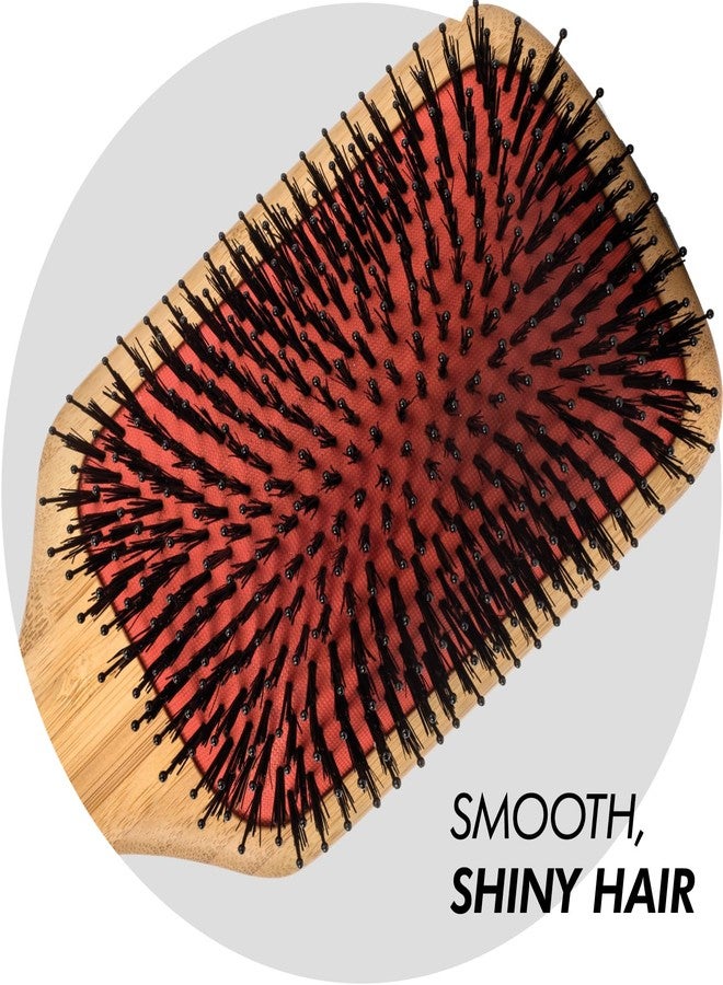 Sam Villa Artist Series Polishing Wooden Paddle Brush For Hair Styling - Image 3