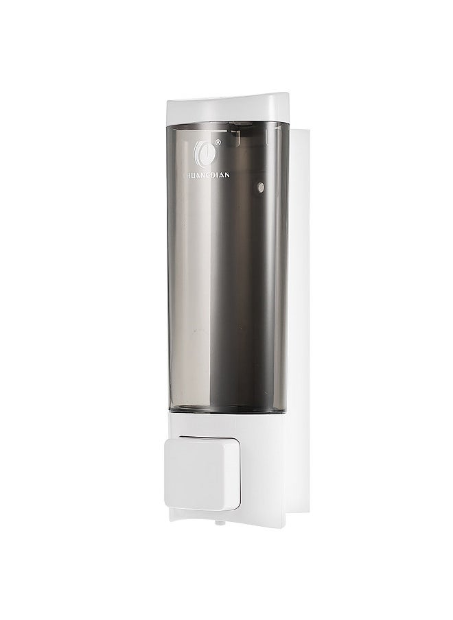 CHUANGDIAN Manual Hand Soap Dispenser with Double Sided Foam Tape Wall Mount Liquid Shampoo Shower Gel Dispenser Hand Cleanser Washroom Lotion Dispenser for Bathroom Restroom Hotel 200ml  - Image 1