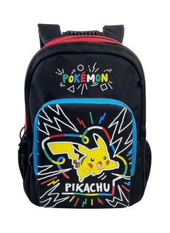 Pokemon Backpack, Pikachu, School Backpack, Trolley Backpack, School Supplies, Backpack, Black, Official Product  - Image 1