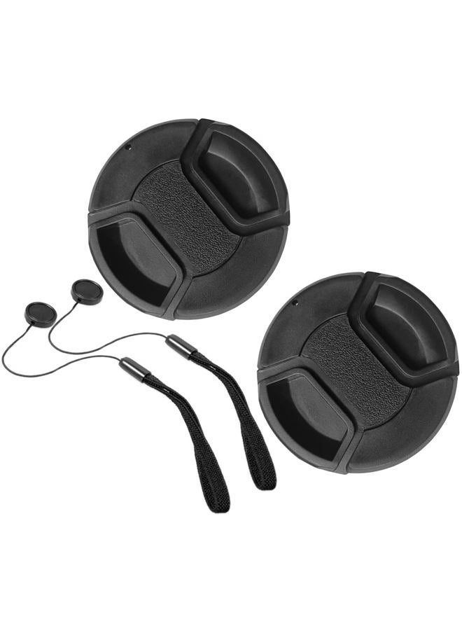 HUIPUXIANG 52mm Lens Cap Cover for Nikon AF-S(Not AF-P) DX 18-55mm f3.5-5.6G ED/VR/VR II,Compatible for Nikon AF(Not AF-S) Nikkor 50mm f/1.8D,AF(Not AF-S) 50mm f/1.4D[2 Pack]  - Image 1