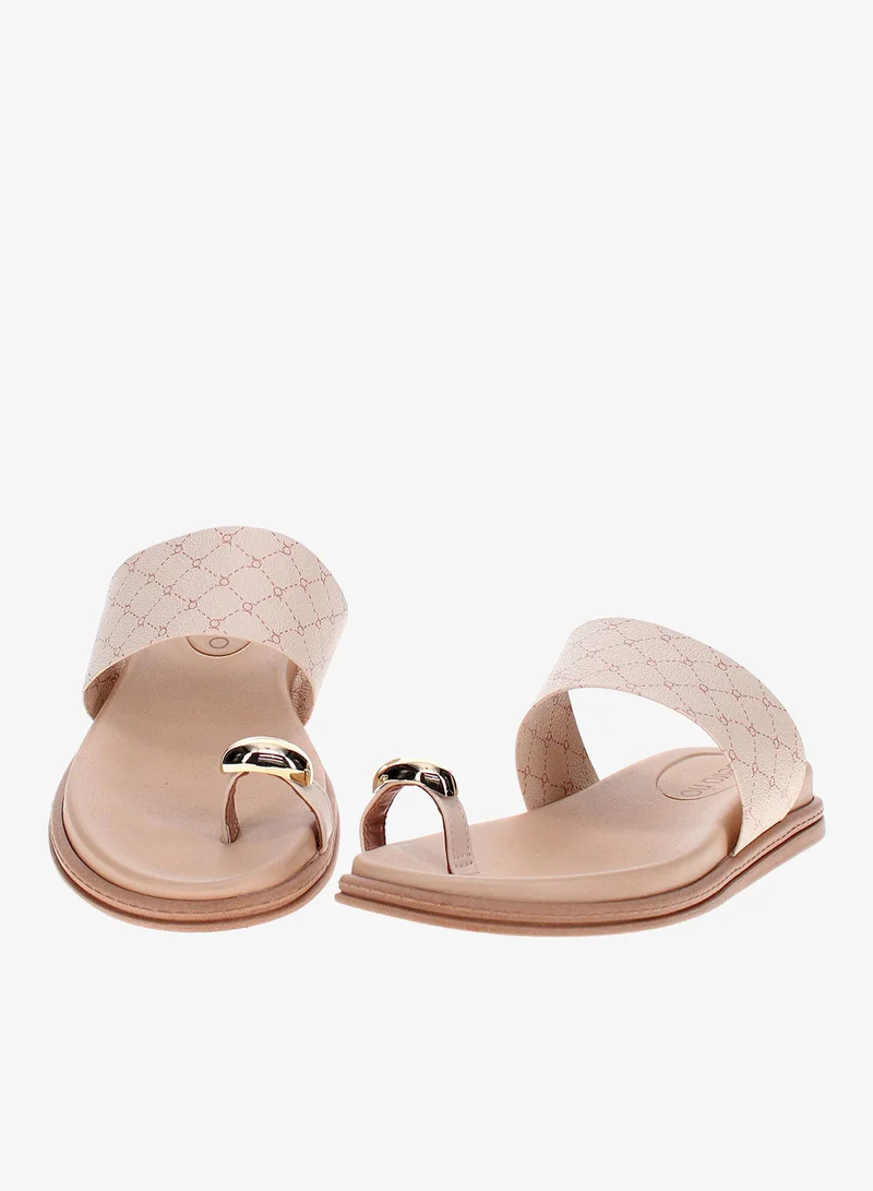 Beira Rio Cream Flat Sandals for Women – Stylish & Comfortable Everyday Wear for Women | Best Price UAE
