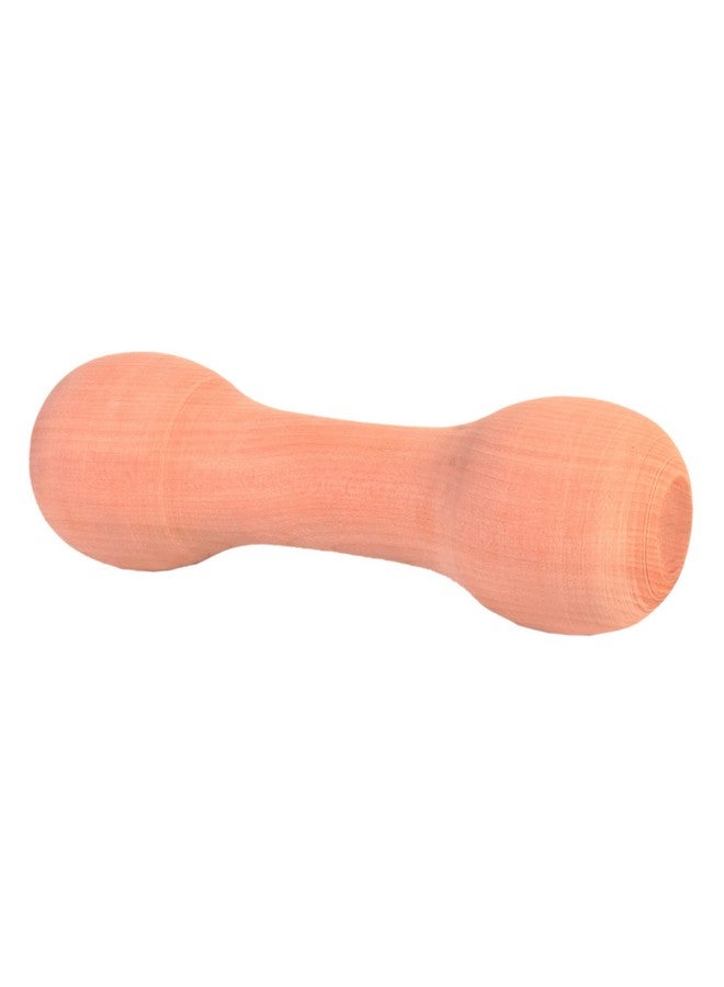 تريكسي لعبة الدمبل الخشبية للكلاب والجراء، لعبة مضغ متينة وغير سامة لجميع سلالات الكلاب، لعبة إحضار للتدريب واللعب، تحافظ على صحة الأسنان واللثة والعناية بالفم، 15 سم، 125 جم - Image 1