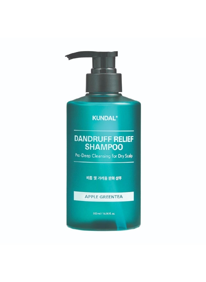 Kundal Dandruff Relief Shampoo - Apple Green Tea 500ml - Image 1