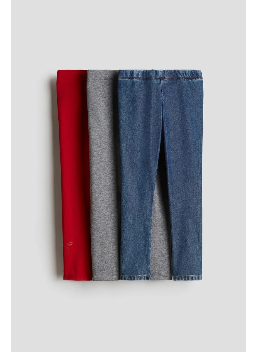 اتش اند ام 3-Pack Brushed-Inside Leggings
