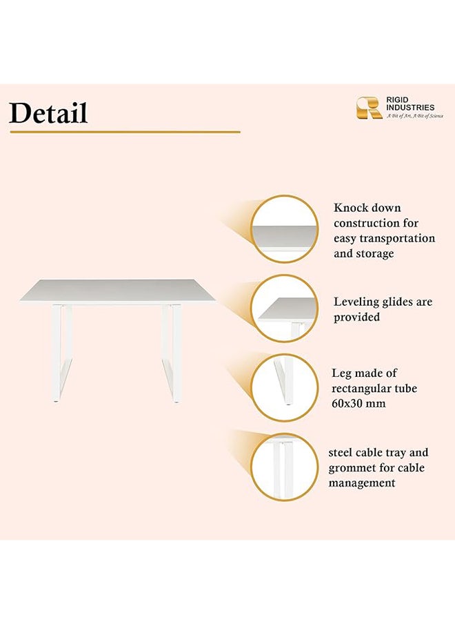 Steel Conference Table with Melamine Finish Top White 75x140x100cm - pzsku/ZE35E626DA695C4F74B9BZ/45/_/1735111854/245449bd-e644-4912-a530-18fd4790e696