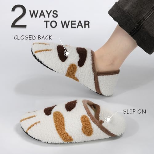 ATHMILE House Slippers for Women Men Indoor Barefoot Slippers Socks Furry Slip on House Shoes Cozy Comfy for Home Bedroom Travel - Image 3