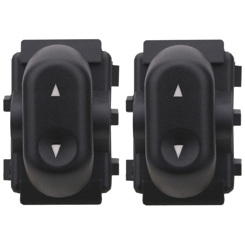 Obaee 2 Pcs Passenger Window Control Switch Buttons Compatible with 20042008 Ford F150 20032006 Ford Expedition 20032008 Ford Crown Victoria Mercury Grand Marquis 20042008 Lincoln Mark LT