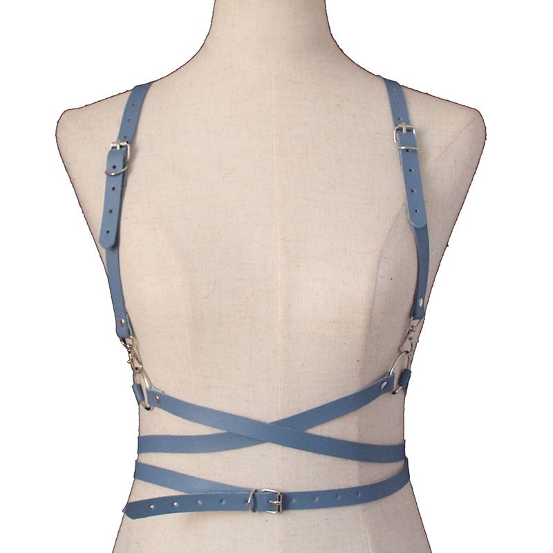 Celebrity Multi-Wrap Strap Waist Belt Fashion Accessory Light purple  - Image 3