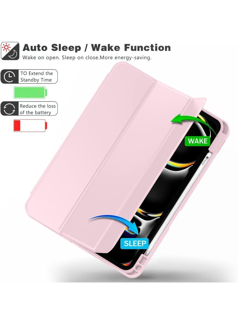 LEDIN New iPad Pro 13 Inch Case M4 (2024, 7th Gen) with Pencil Holder, Smart Case with Touch ID, Auto Wake/Sleep, USB-C Pencil, Slim Protective Cover - Image 3