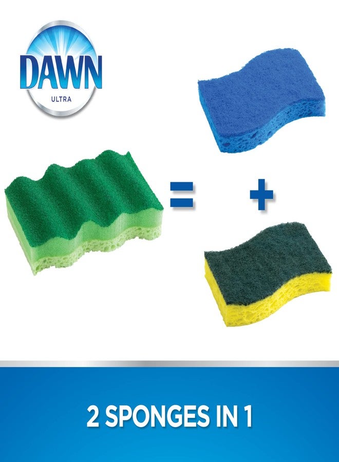 Dawn Power Clean Wedge-Shaped Scrubber Sponges, Green (Pack of 3) - Image 5