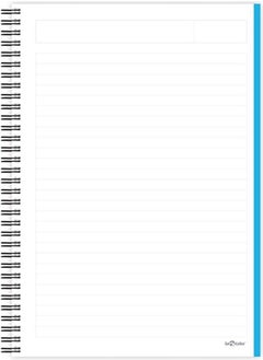 Le Color 4-Piece Notebook Set A4 Spiral Lined 200 Pages  - Image 5
