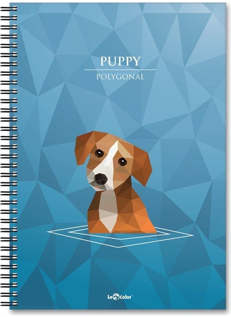 Le Color - 4-Piece Notebook Set A4 Spiral Lined 200 Pages - Image 1