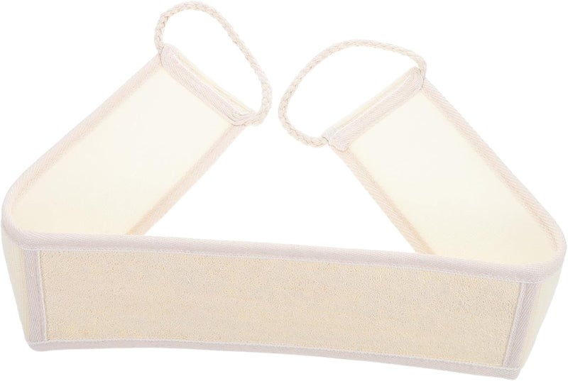 Natural Loofah Bath Towel Shower Brush for Back Exfoliating Body Scrubber - Image 1