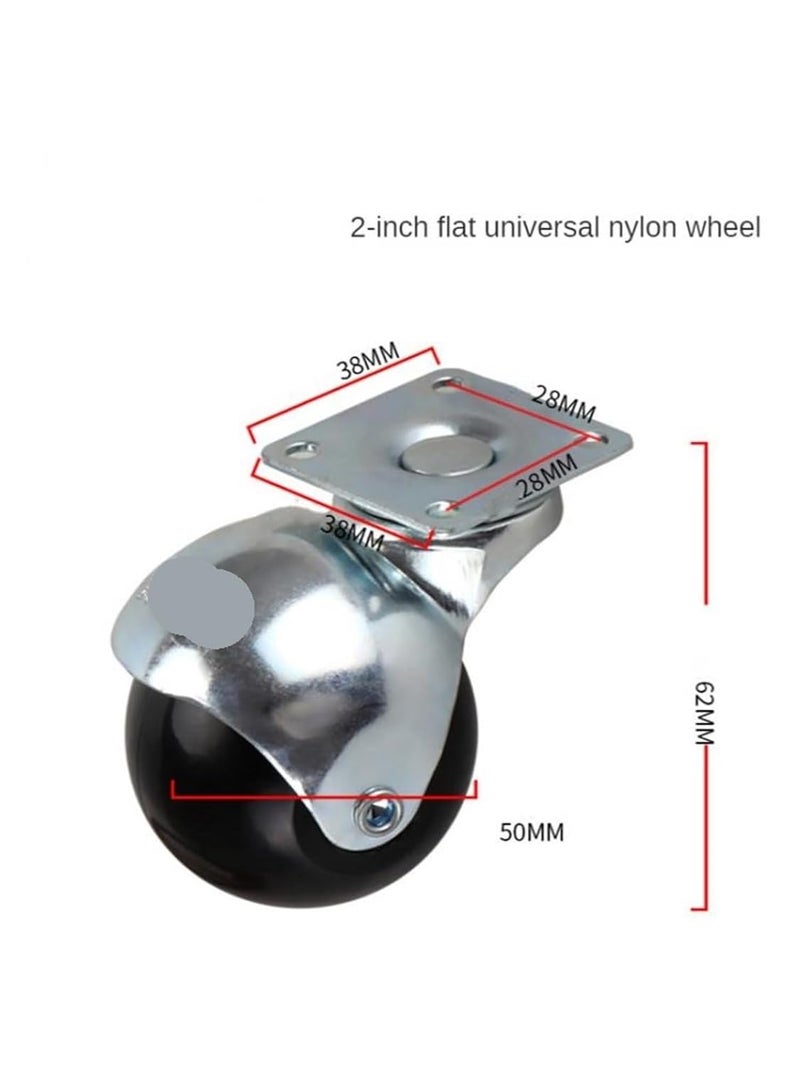 2 Inch Spherical Nylon Caster Wheel For Sofa Furniture And Tea Table - Image 5