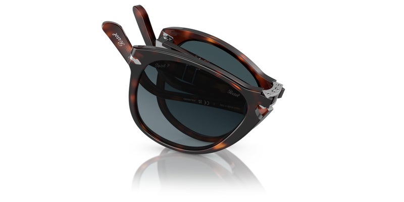 Persol PO0714 Aviator Sunglasses, Havana/Blue Gradient Polarized, 54 mm - Image 5