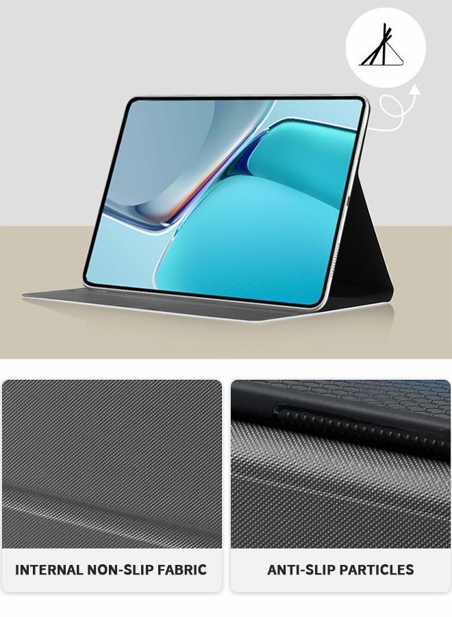 NIBEMINENT Floral Cover for Huawei MatePad Pro 12.6 Inch, Cute Slim Leather Folio Smart Cover, Shock Resistant Drop Automatic Sleep/Wake Tablet Case - Image 2