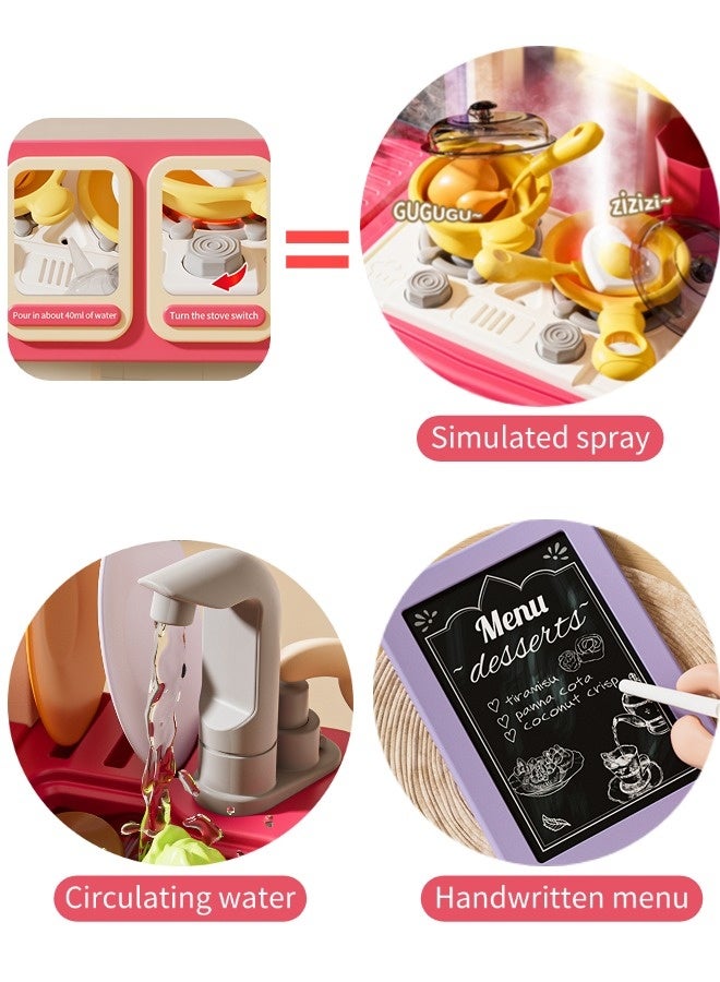 جني ثروة لعبة مطبخ للأطفال على شكل رذاذ، لعبة لعب للأطفال، مع رذاذ وضغط ماء، مناسبة للأطفال من عمر 3 سنوات فما فوق، مناسبة كهدية للأطفال في العيد الوطني، رمضان، أعياد الميلاد للأطفال، عيد الفصح وغيرها من الأعياد. - Image 4