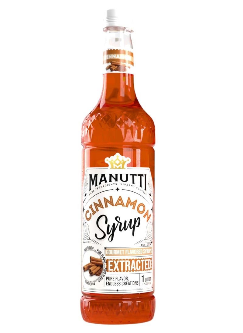 Manutti Cinnamon Syrup 1 Litres  - Image 1