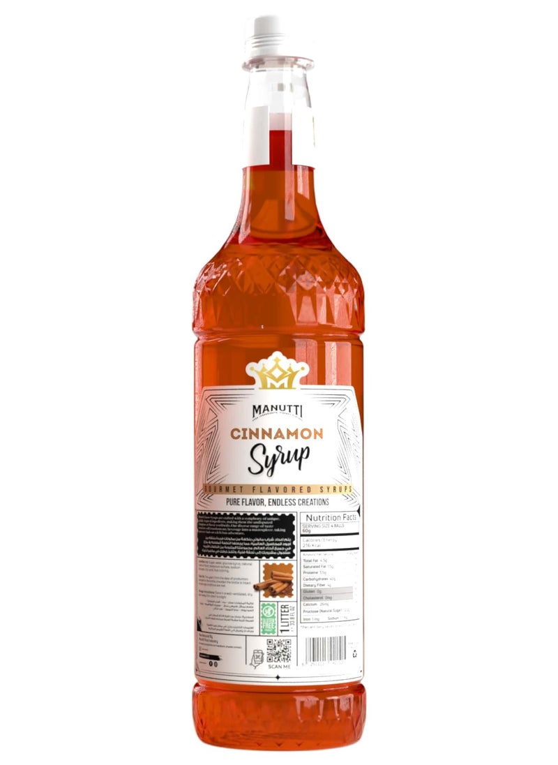 Manutti Cinnamon Syrup 1 Litres  - Image 2