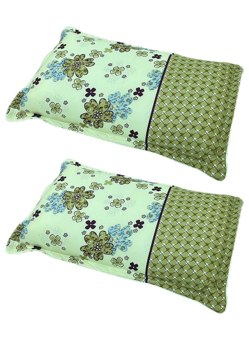 Sleep night Floral 2 Piece Pillow Case Set 50x75cm - Image 1