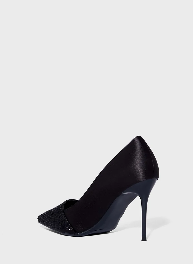 ايلا ليمتد اديشن High Heel Glitter Pointed Pump