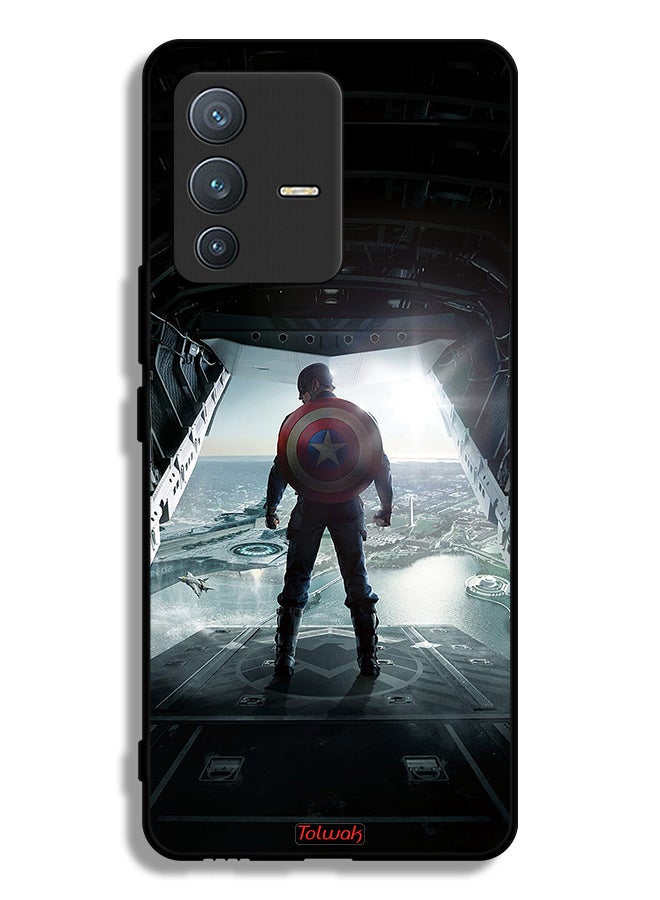 Tolwak Vivo S12 Pro 5G Protective Case Cover Portrait Display Captain America - Image 1
